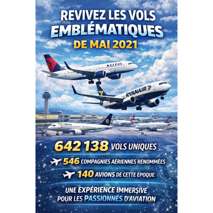 FlightsFrom May 2021: Voli iconici