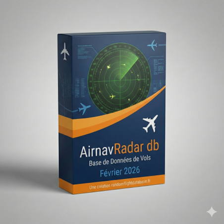 Base de données vols réels AirnavRadar - Février 2026 | RFD