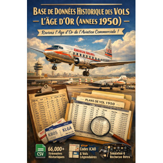 Database storico dei voli - L'Età dell'Oro (1950)