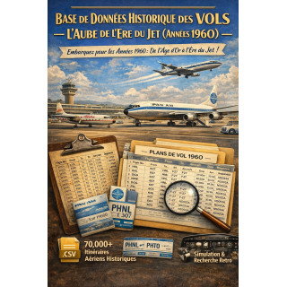 Base de Données Historique des Vols - L'Aube de l'Ère du Jet (Années 1960)